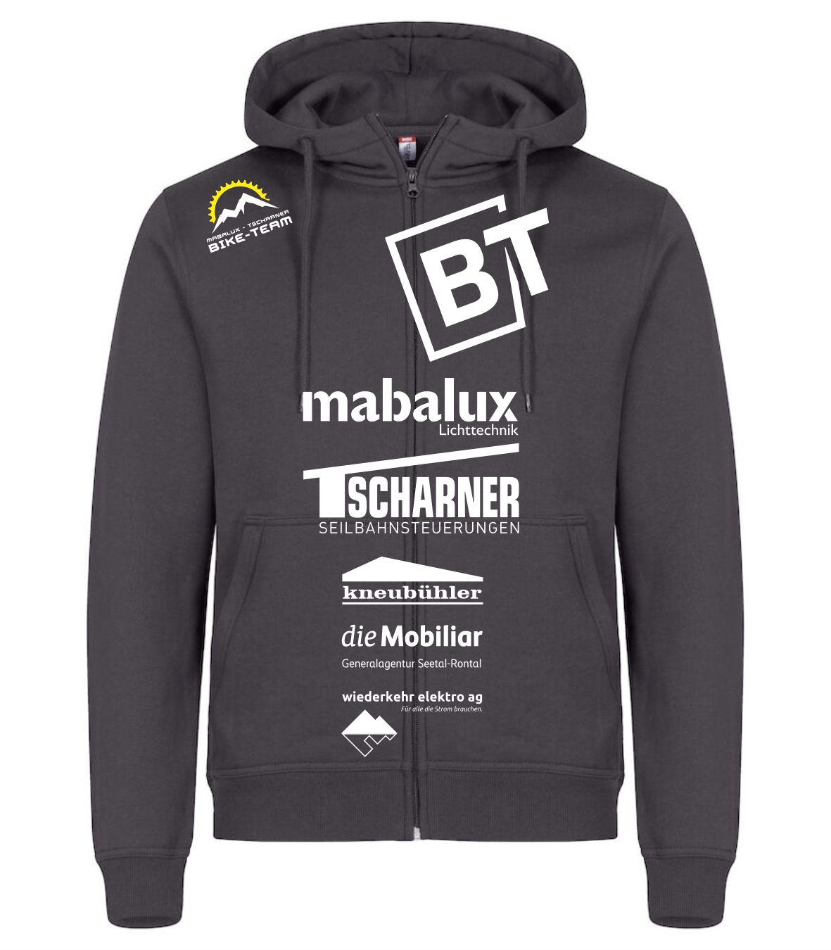Bike-Team Zip-Hoodie | Unisex